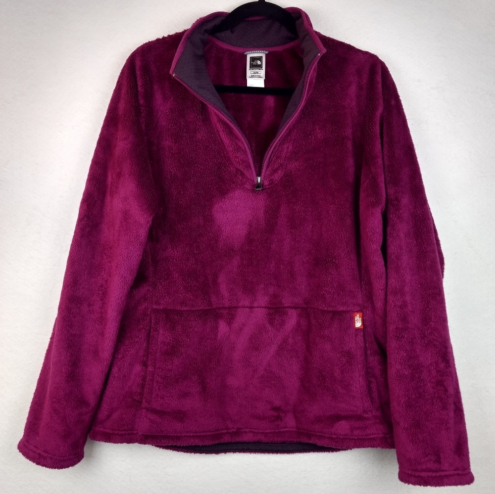 The North Face Pullover Purple Jacket Soft Furry